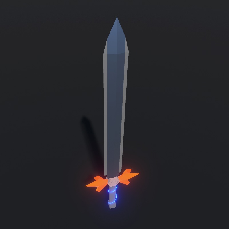 剣 3Dモデル 無料／Sword 3D model free／Blender fbx image