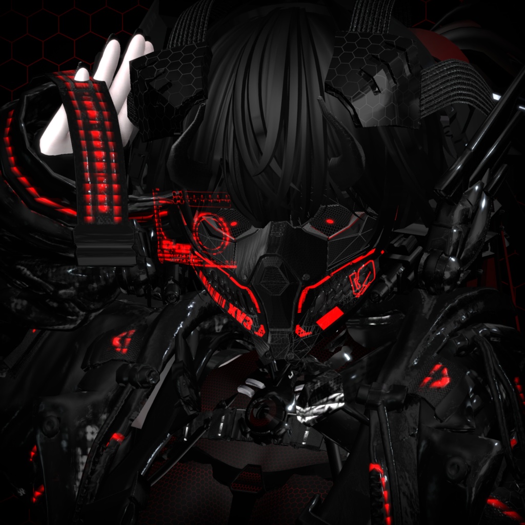【VRchat用】OGRE-mask-  image