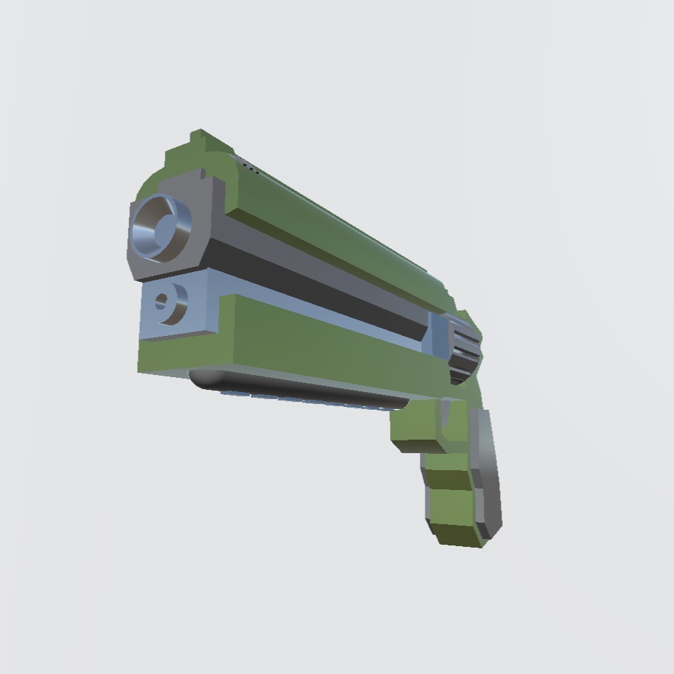 銃 3Dモデル 無料／Gun 3D model free／Blender fbx image