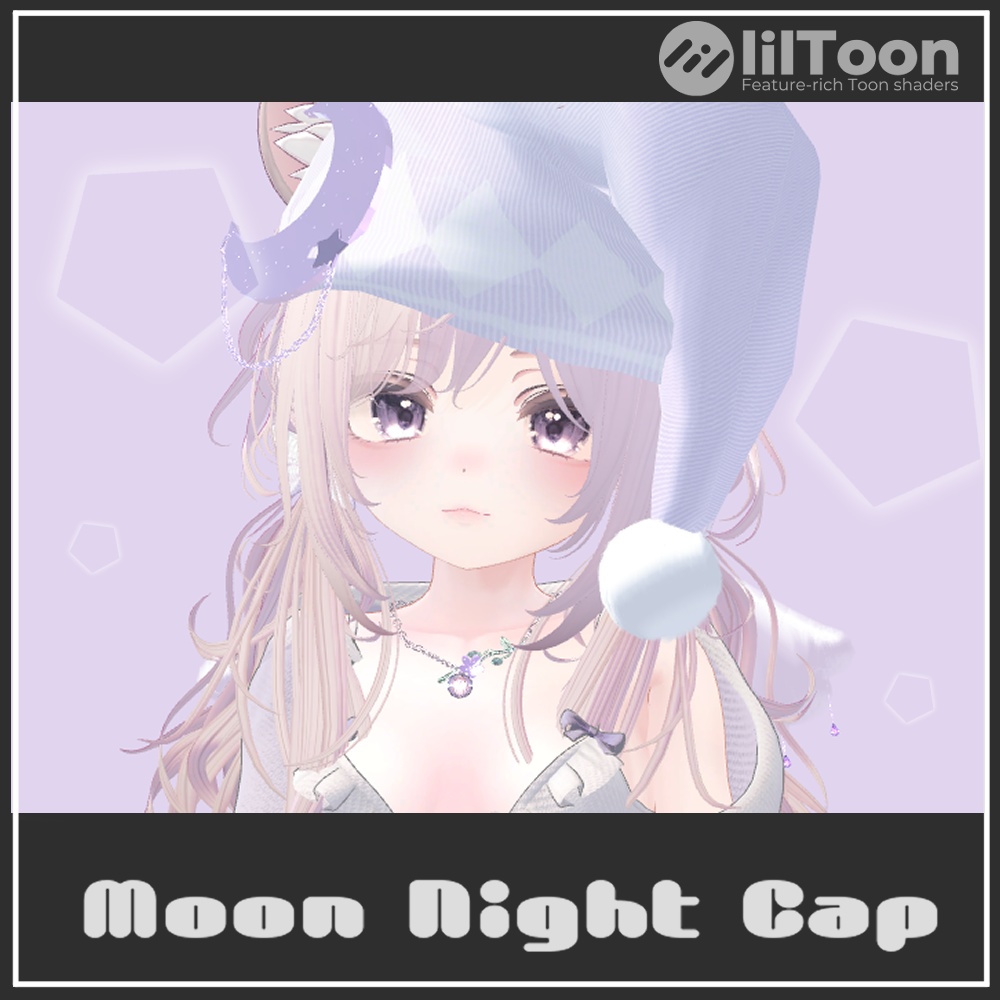 【VRChat想定】Moon Night Cap image