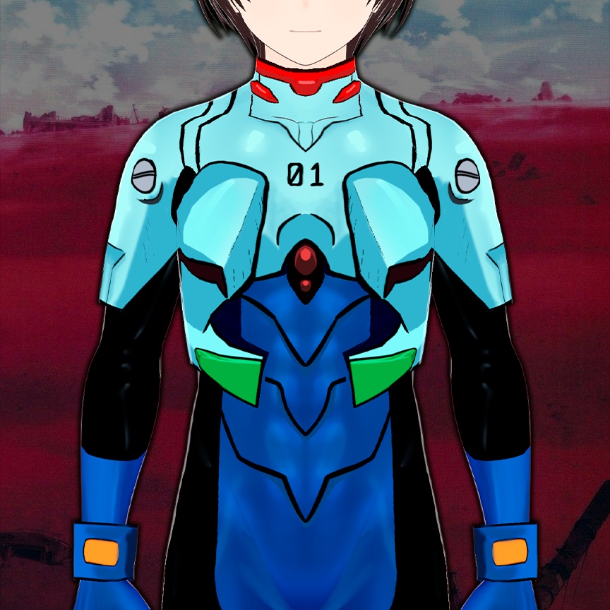 【VRoid】Shinji Plug Suit Costume from Neon Genesis Evangelion image