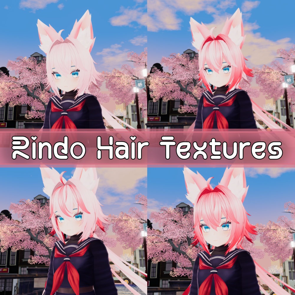 Rindo Gentian Hair Pink Hues Textures image