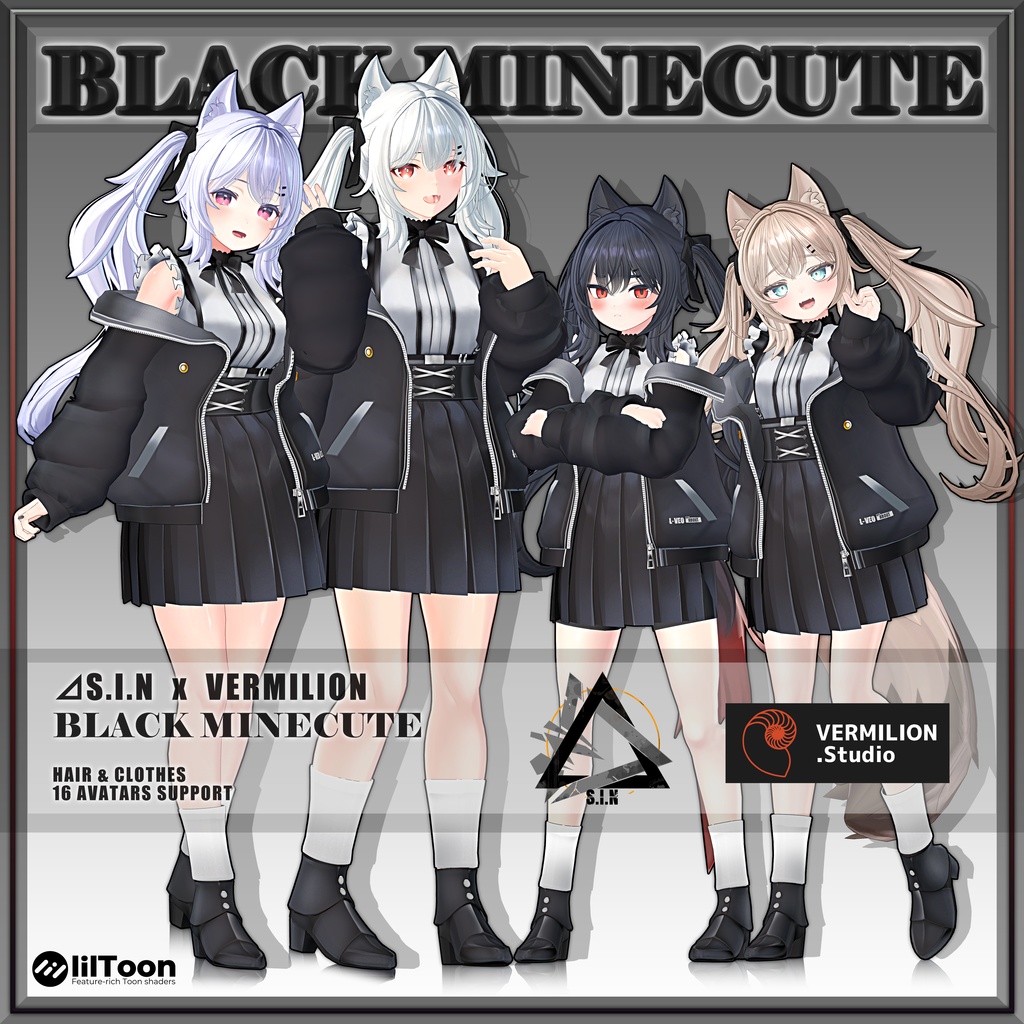 16 Avatar Compatible [BLACK MINECUTE]S.I.N x VERMILION image