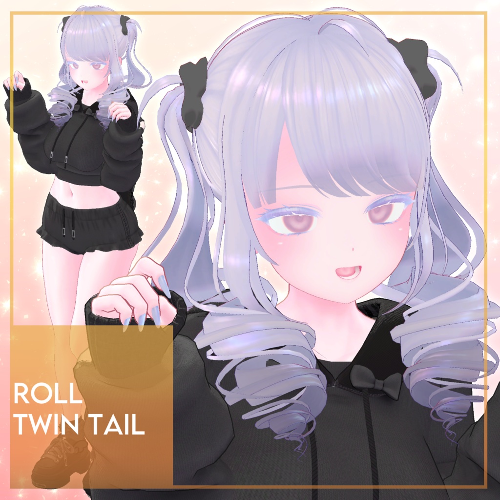 "Rolled twin tails" image
