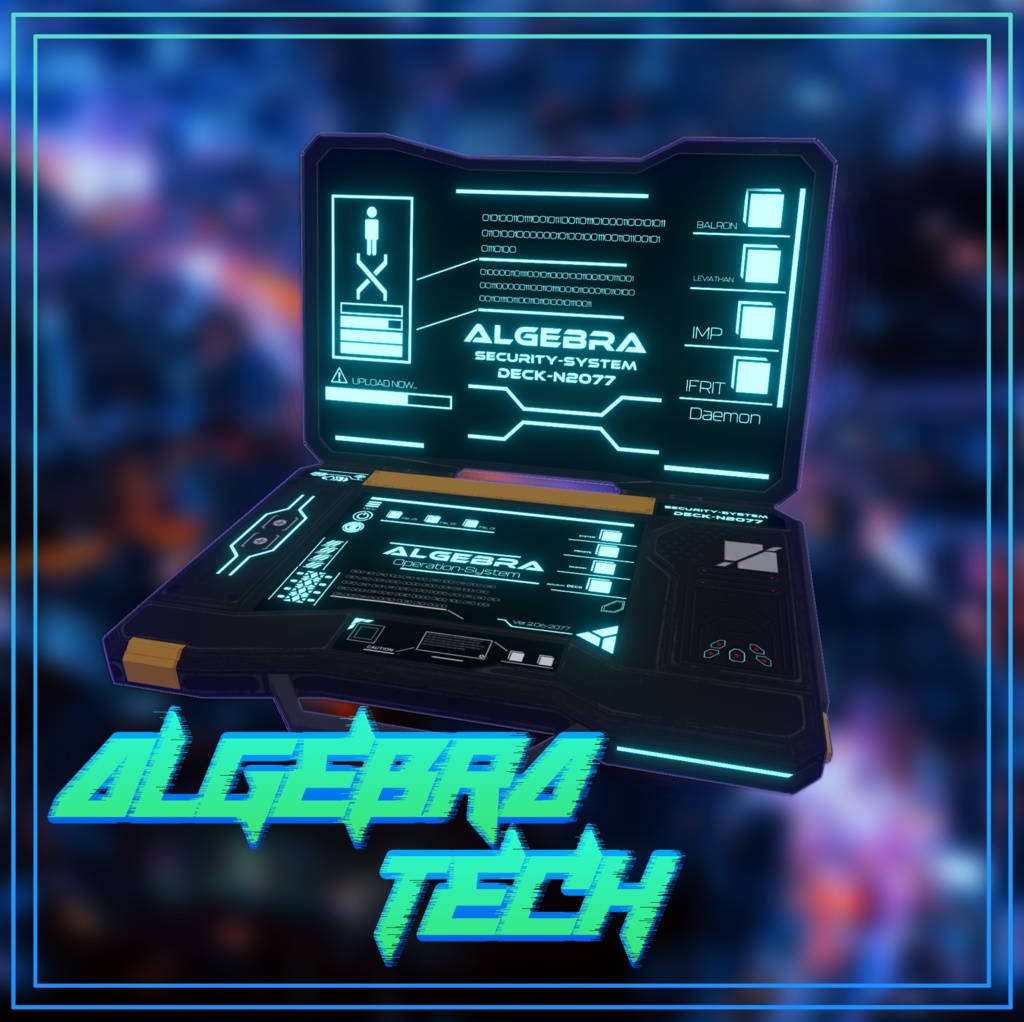 【VRChat用】ALGEBRA_TECH【無料】 image