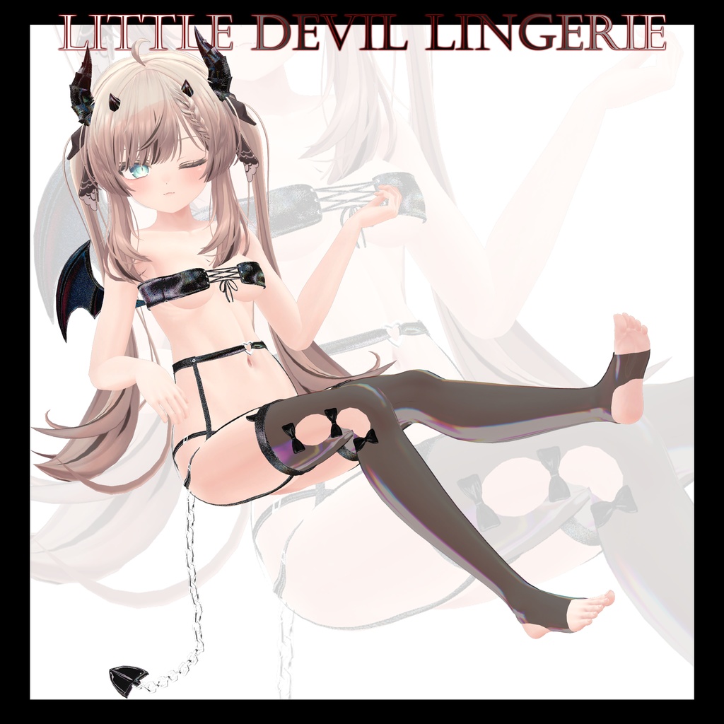 【7アバター対応】Little Devil Lingerie  image