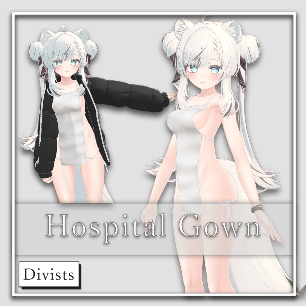 【マヌカ対応】HospitalGown＋おまけジャケット image