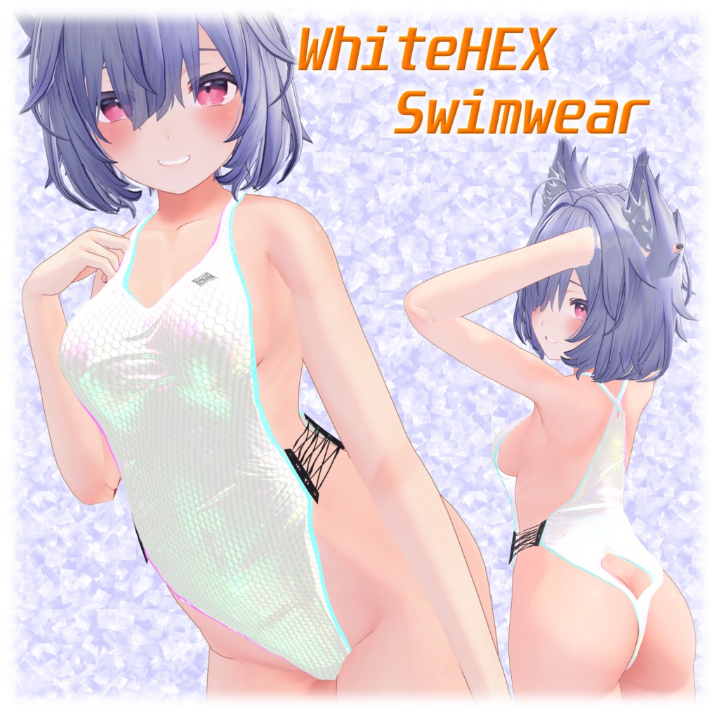 [8アバター対応]WhiteHEX Swimwear  image