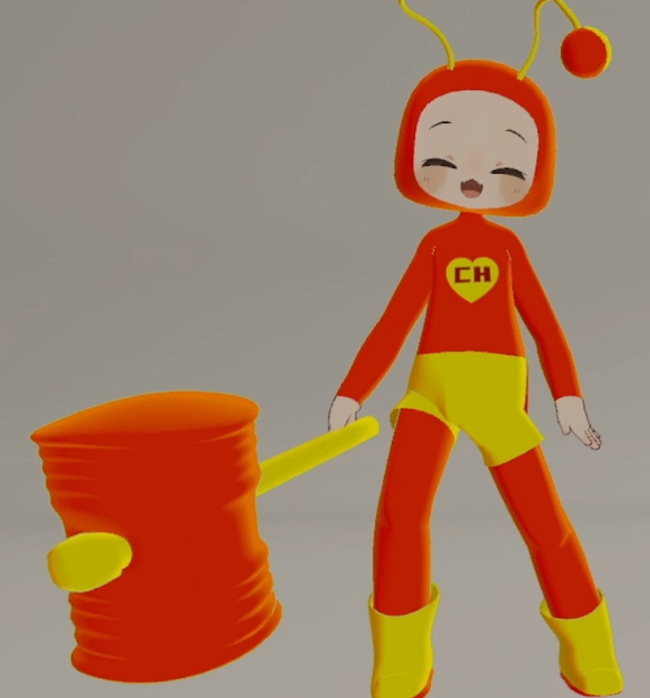 【VRC】【Mamehinata】Chapulin clothes for Mamehinata image