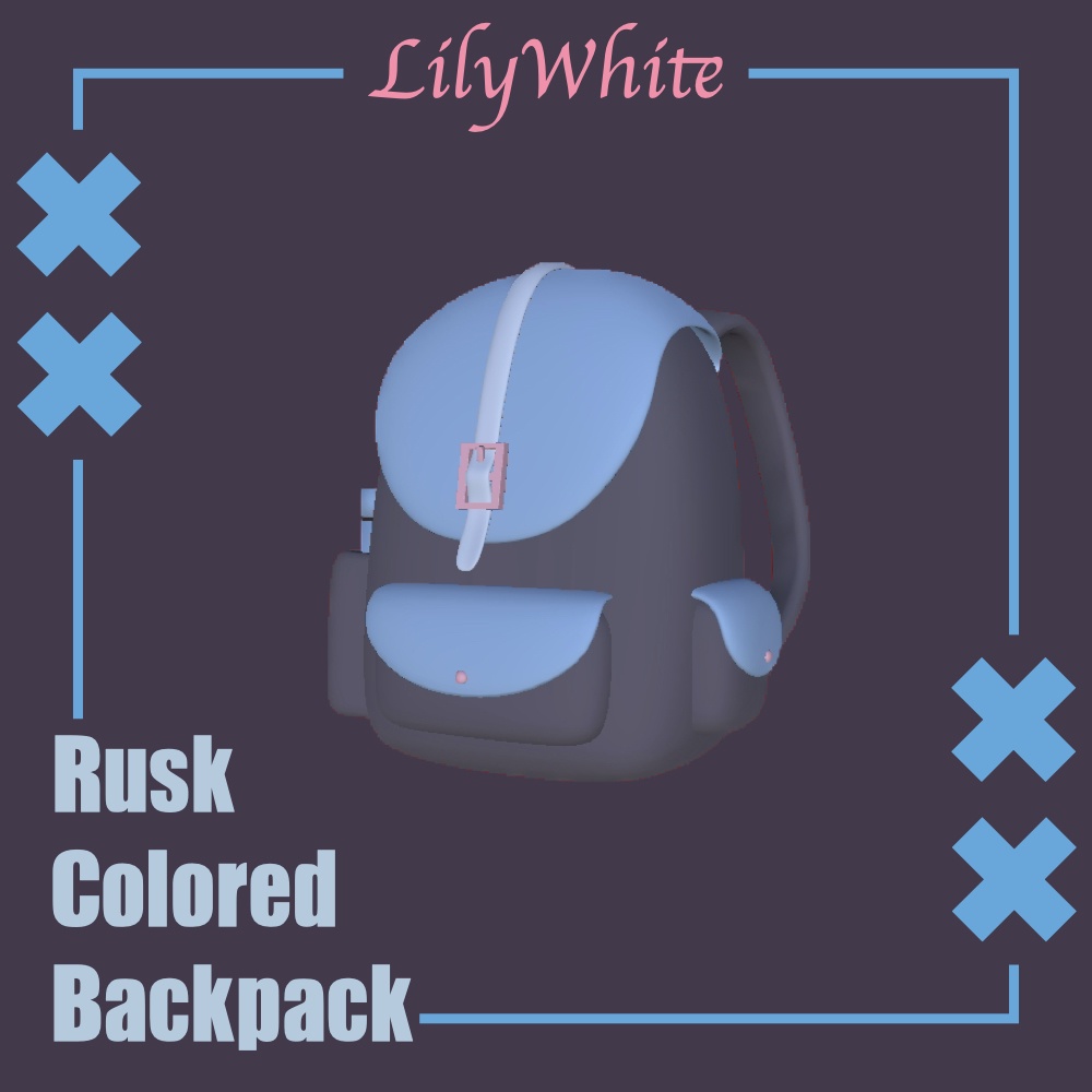 【こまどアバター対応】ラスクちゃんカラーのリュック image