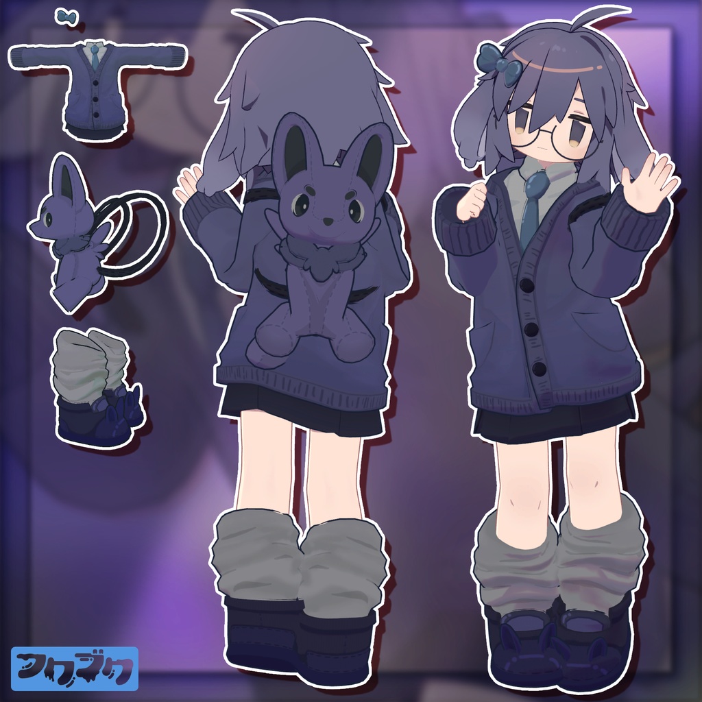 Spring uniform / Fox set Designed for VRChat image