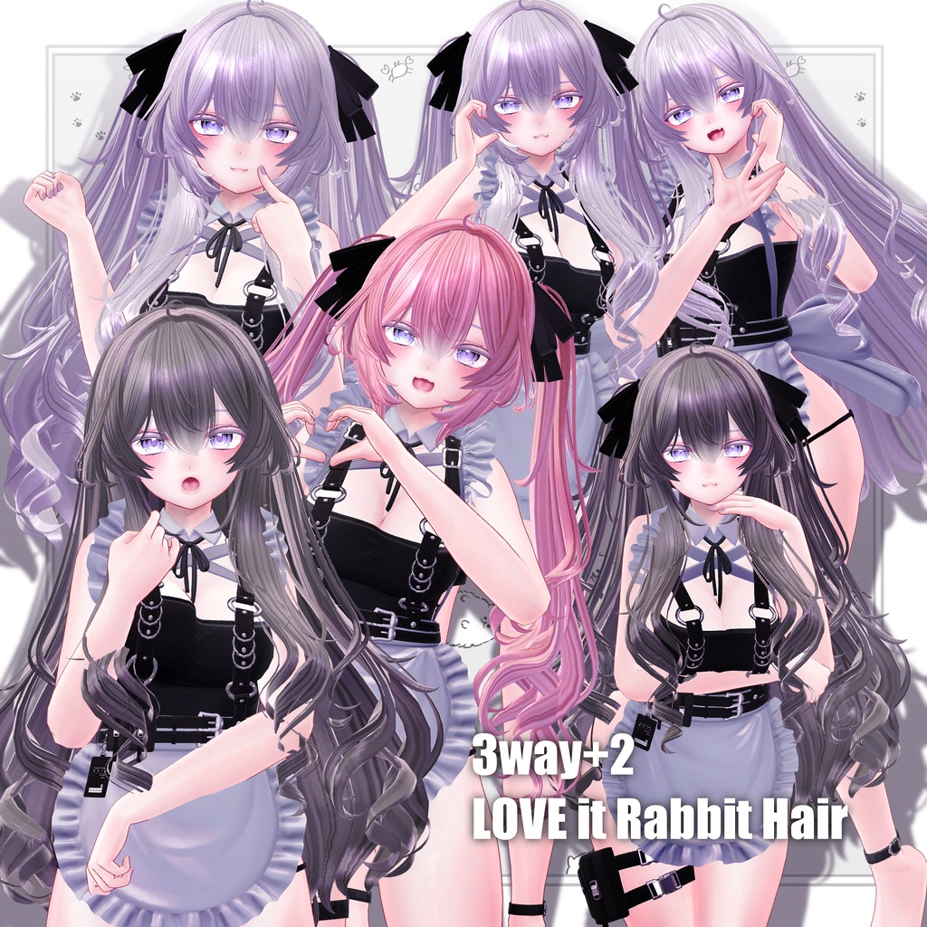 3-way 2 LOVE it Rabbit Hair image