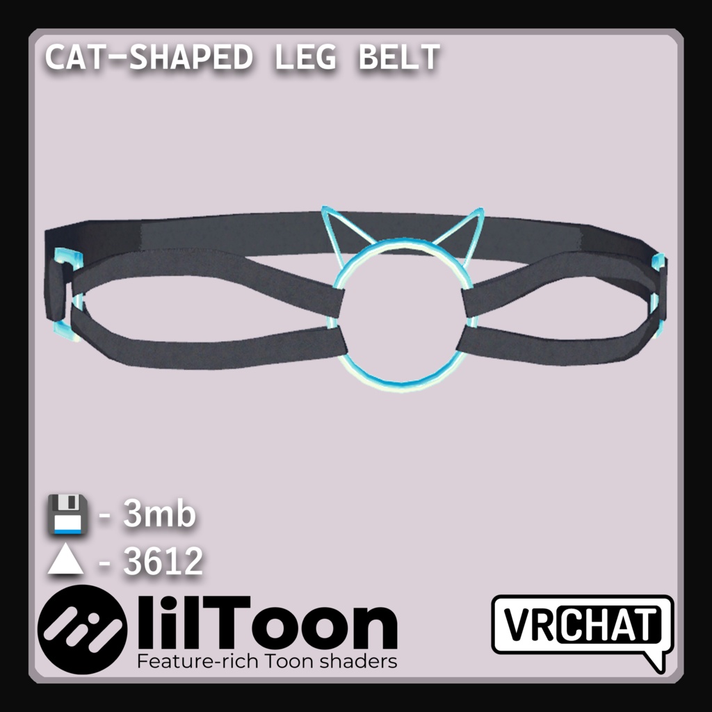 Cat-Shaped Leg Belt image