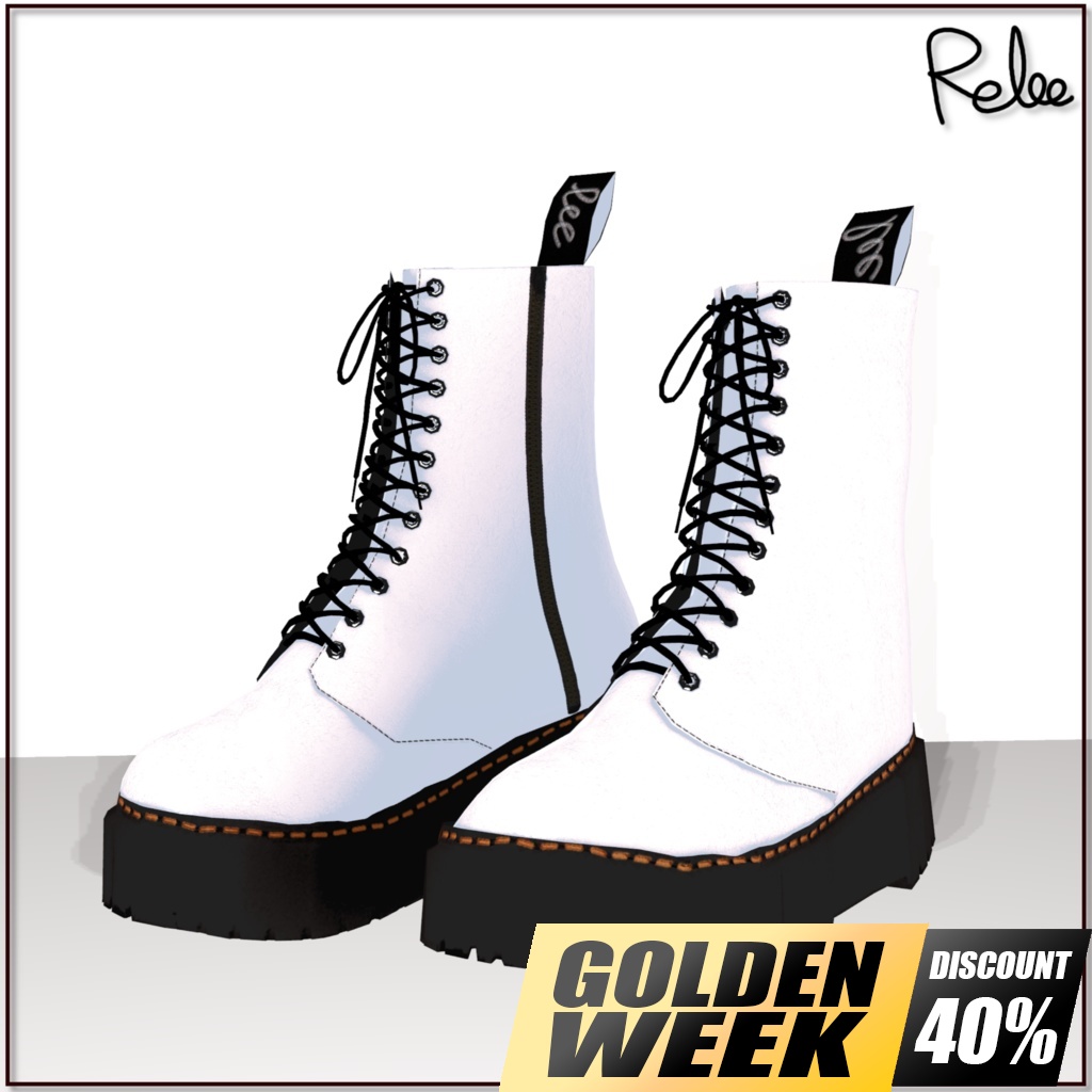 【Milltina update】【PB】【VRC】 Combat boots  image