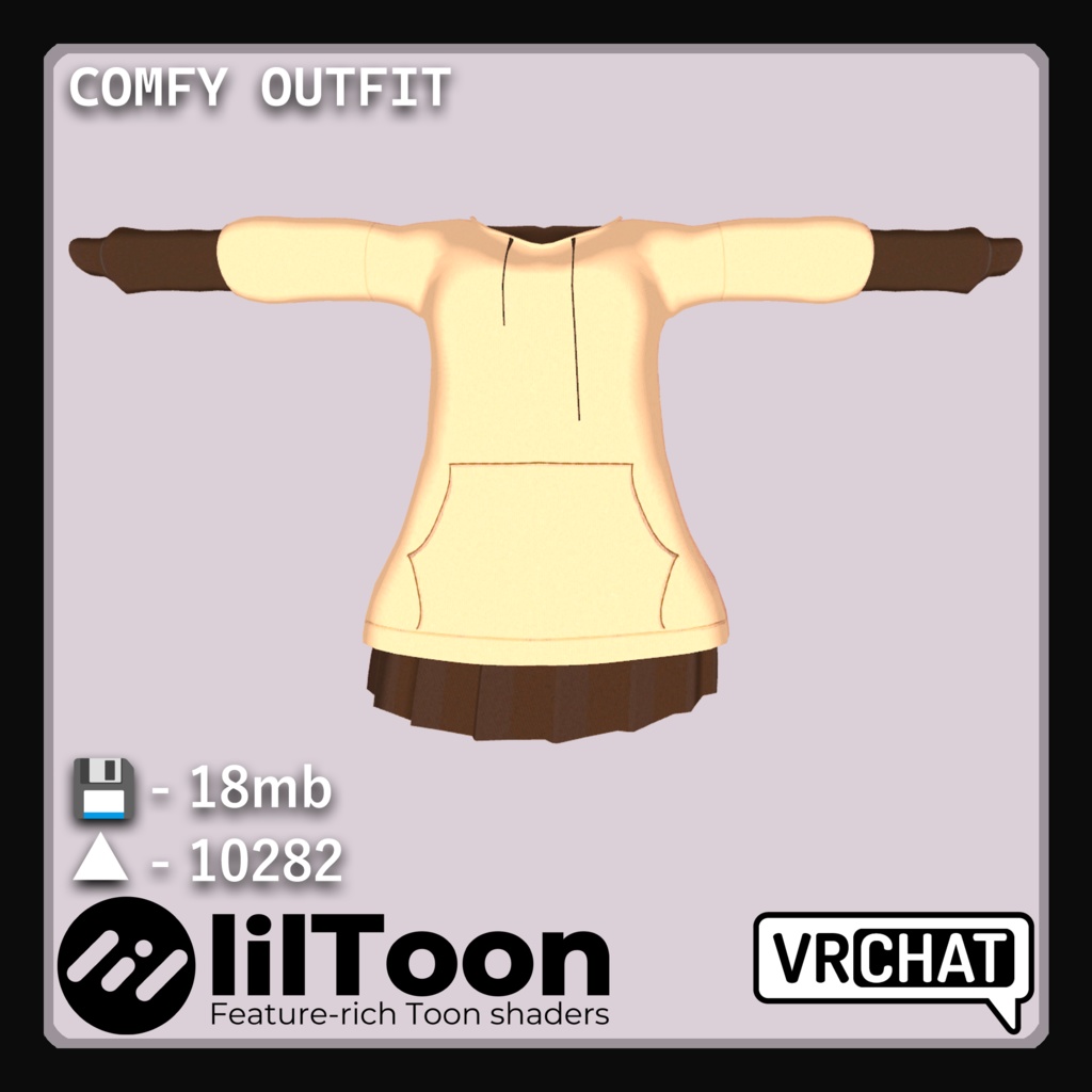 様々なモデルのために作られた快適な衣装 | Comfy outfit made for various models image