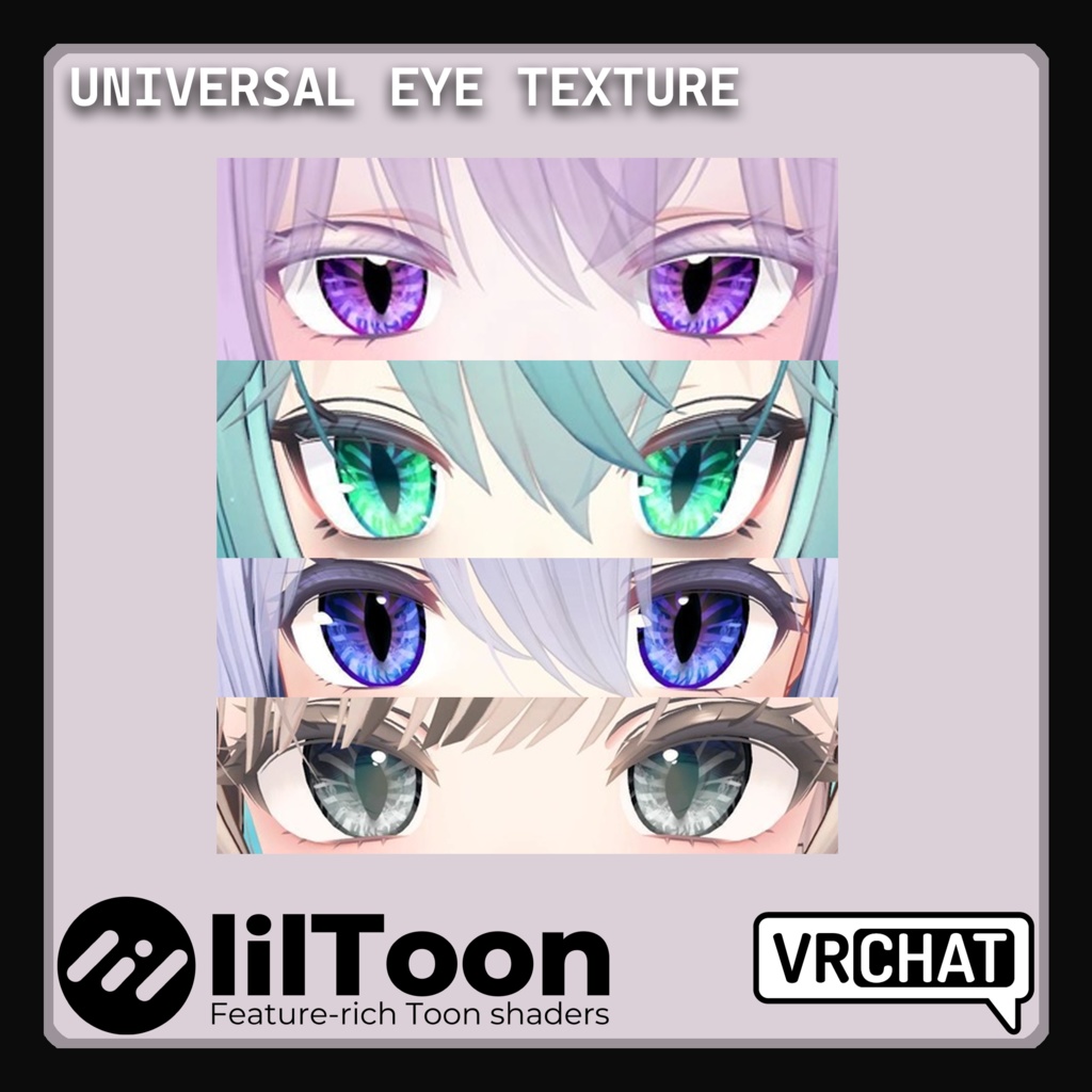 Universal Eye Texture Pack for Kikyo, Manuka, Moe, Rindo & Selestia Models image