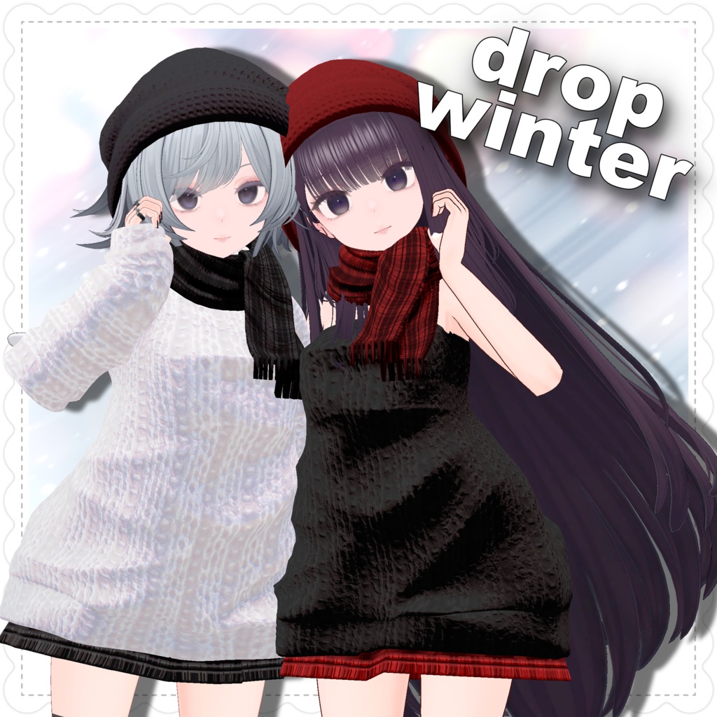 【複数アバター対応】drop winter image