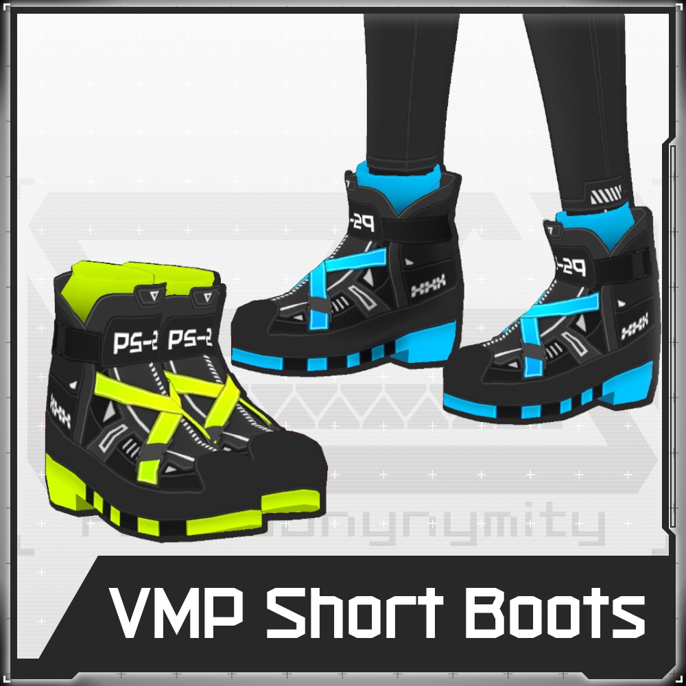 【Free/無料】VMP Short Boots【VRoid】 image