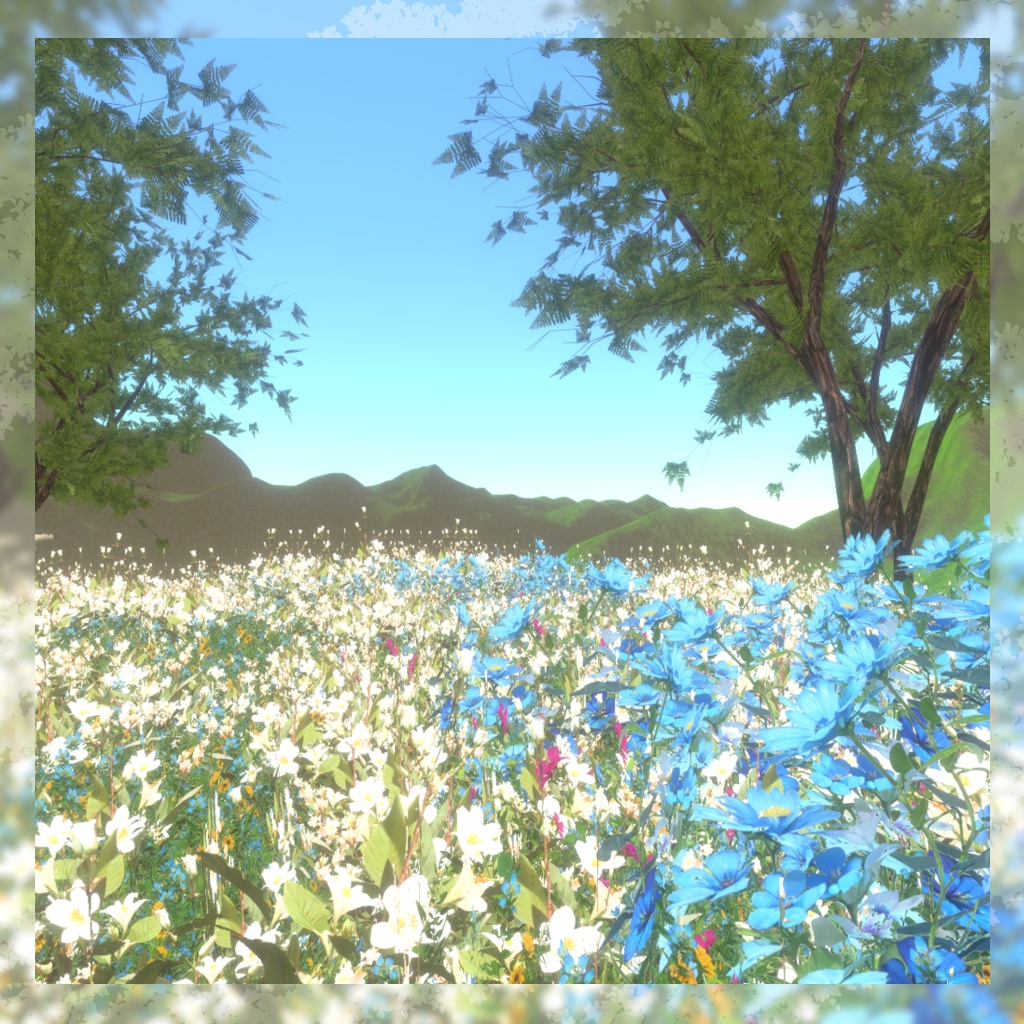 World for VRChat [5 Terrain Types Set  Flowers] image