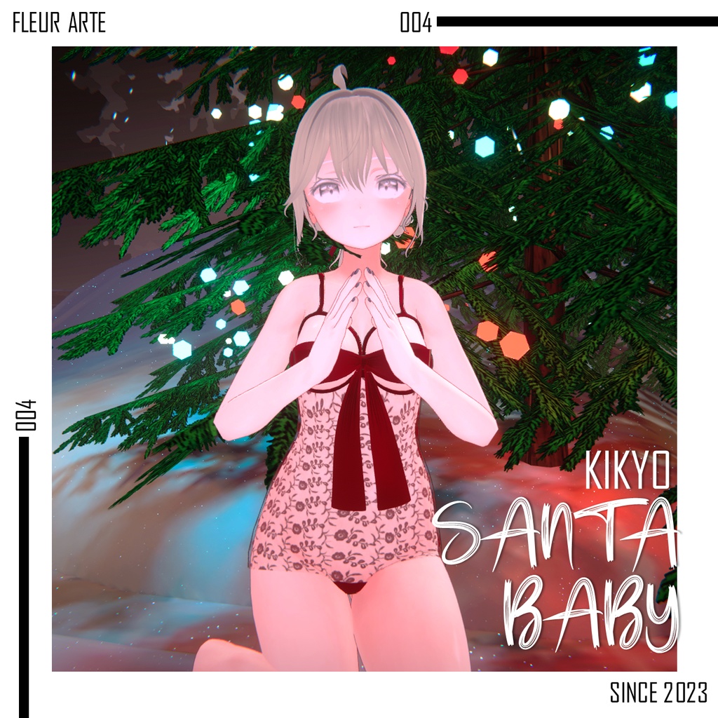 サンタ・ベビー服 「桔梗」 / SANTA BABY OUTFIT [Kikyo]  image