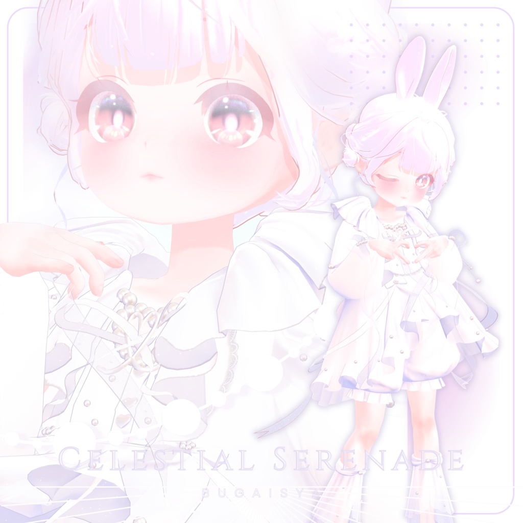 VRC用衣装「CelestialSerenade」【Fleza/マヌカ/パピヨン対応】 image