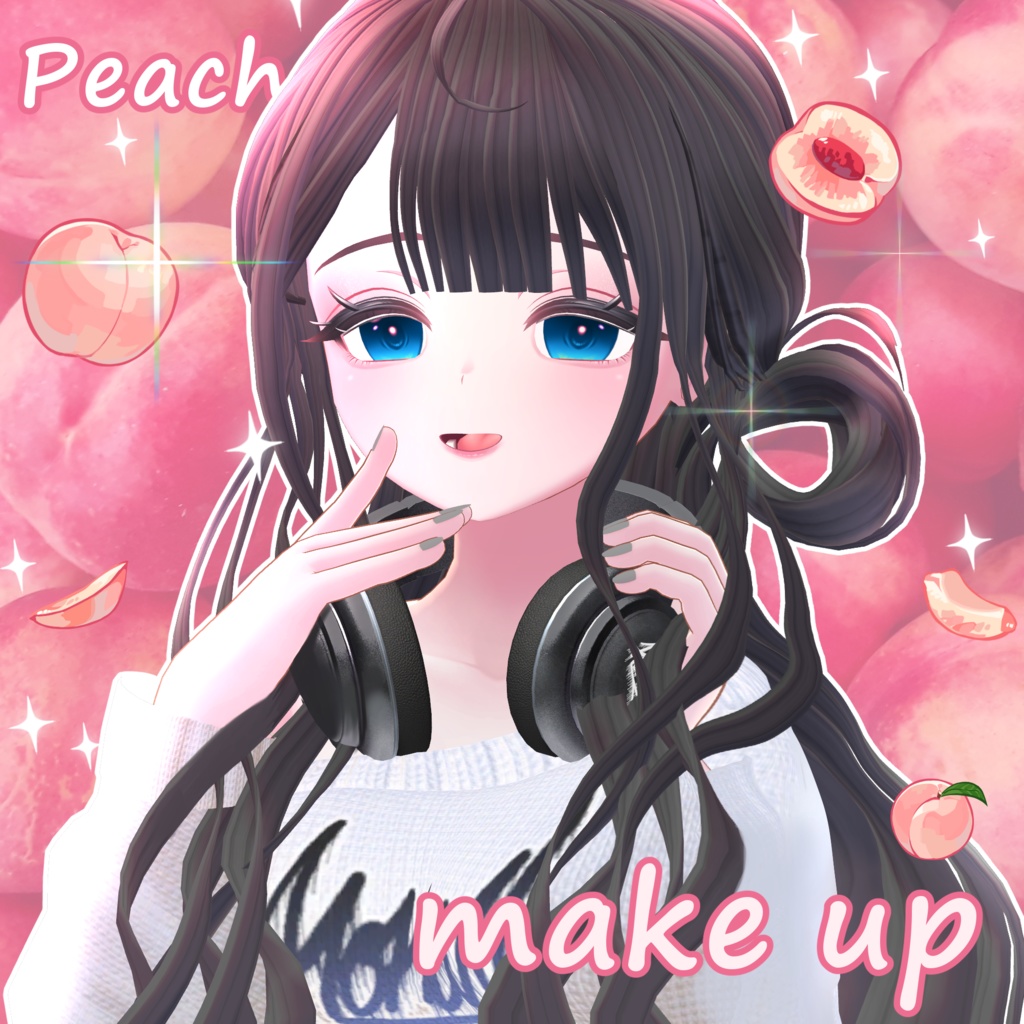 복숭아 메이크업_Peach makeup+body+eye_Texture_Rindo image