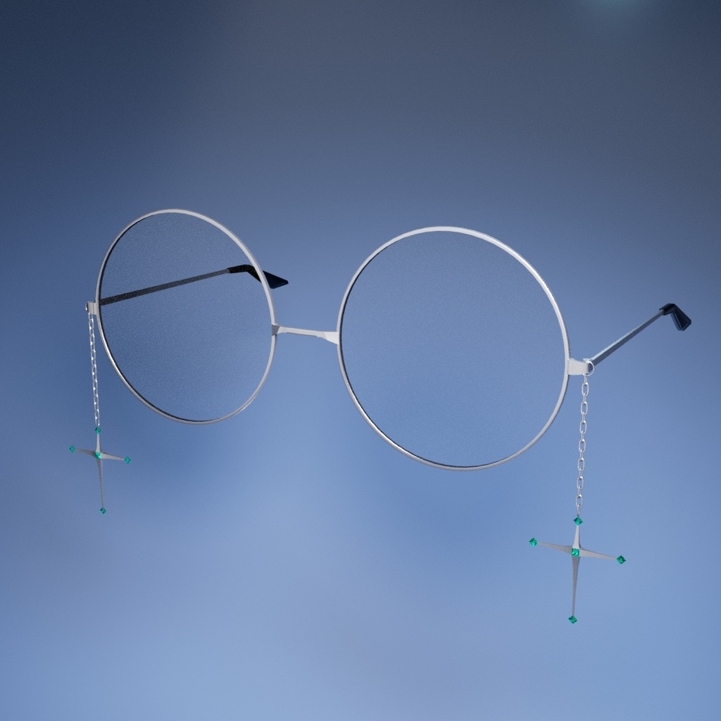 Round Glasses Ver5 - With Cross image