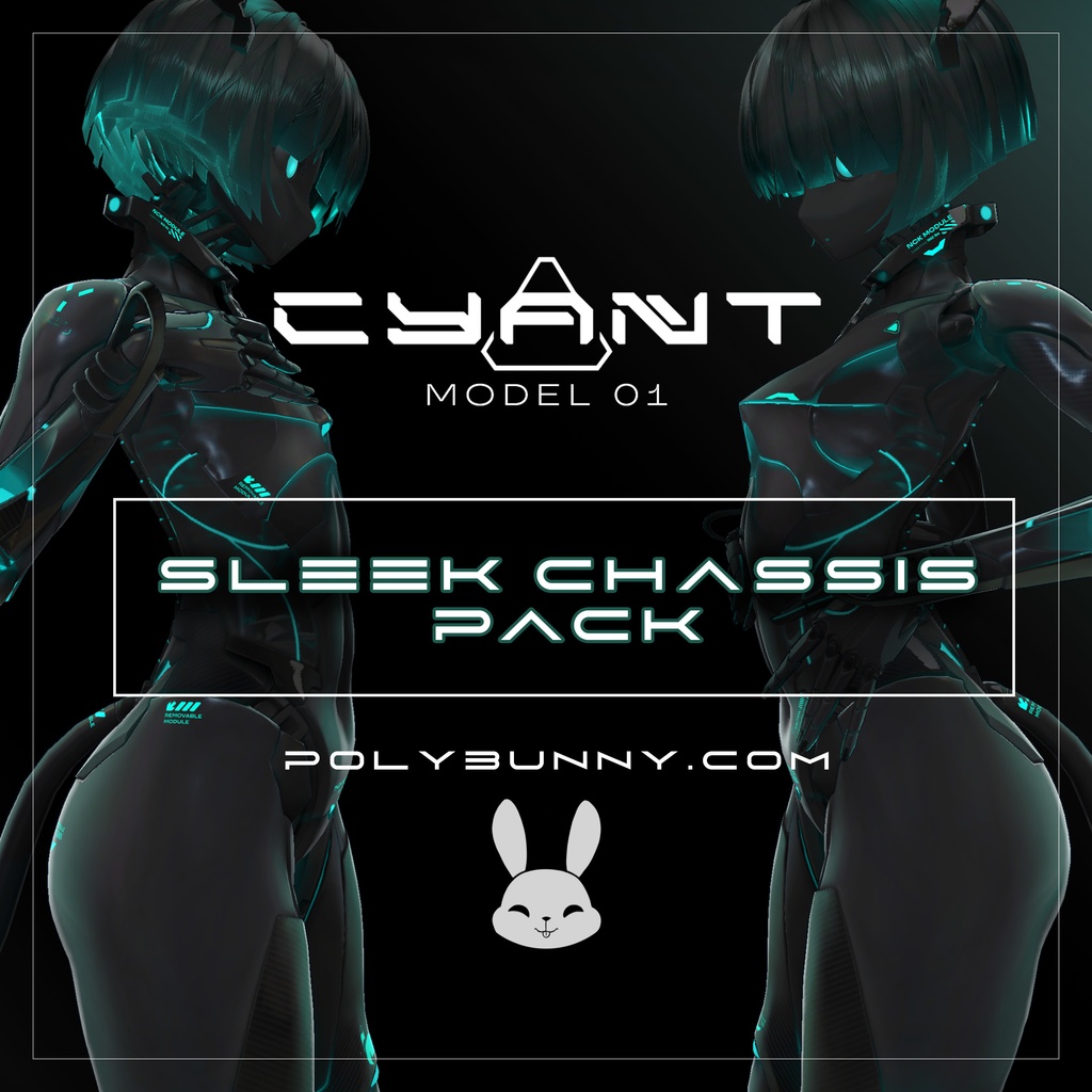 【オリジナル3Dコスチューム】CYANT - Sleek Chassis Pack [シアント] [VRC] image