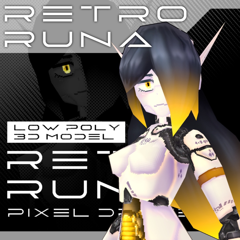 [VRC][アバター] レトロ・ルナ [Retro Runa] image