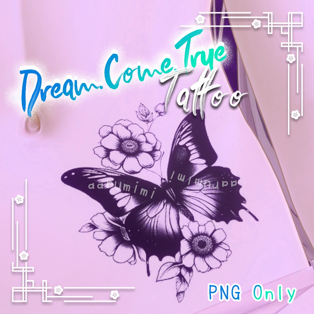 [Tattoo PNG Only]Dream.Come.True Tattoo image