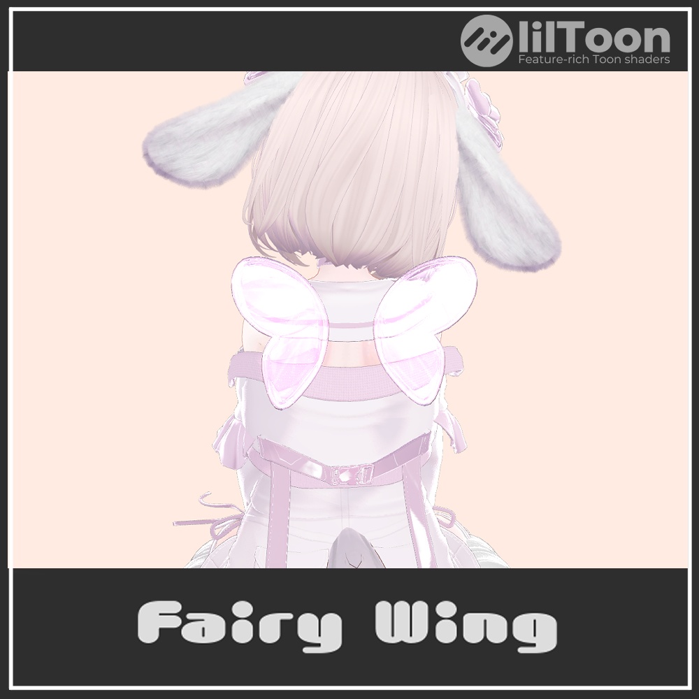 【VRChat想定】Fairy Wing image