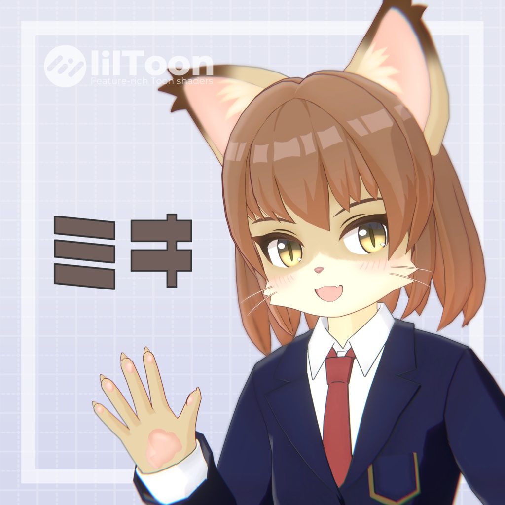 【無料】オリジナル3Dモデル【ミキ -Miki-】 image