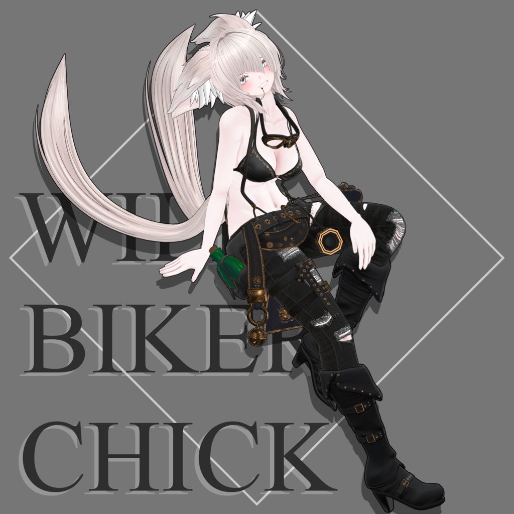 【仙猫、豺狼対応】WildBikerChick【MA対応】 image
