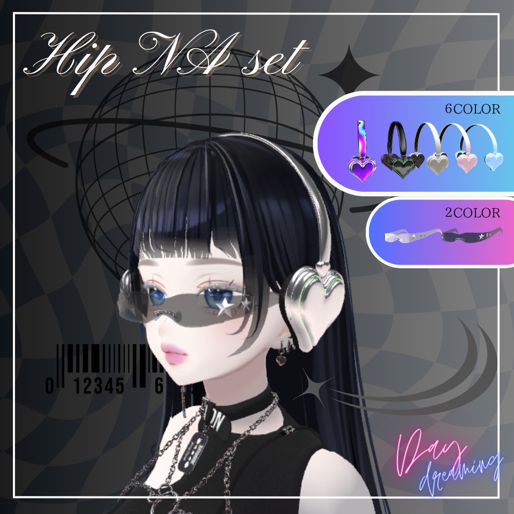 Hipなヘッドフォン×サングラスのセット image