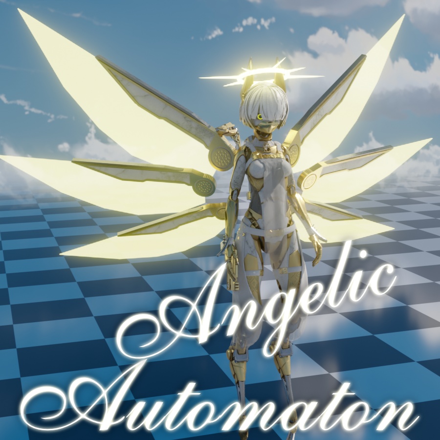 Angelic Automaton - Cyant and Runyant Material and texture set - VRChat image