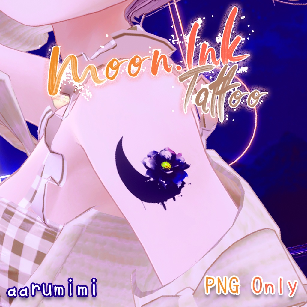 [Tattoo PNG Only]Moon.Ink Tattoo image