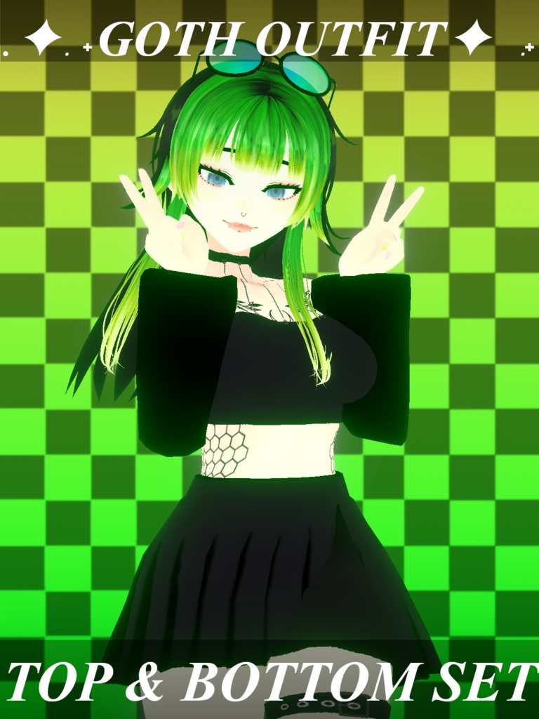 [Vroid Stable] Goth Set image