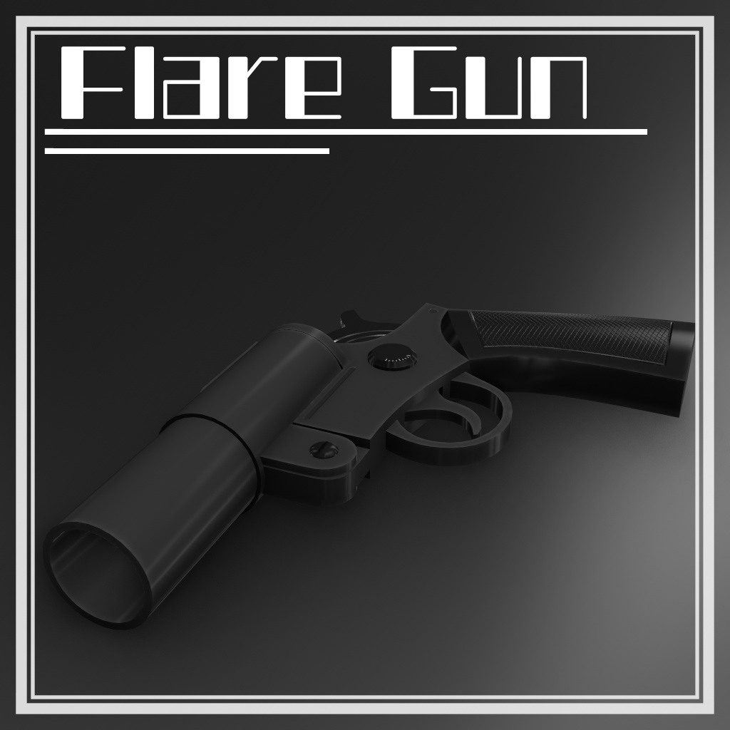 Flare gun（信号拳銃）【リロード＆発砲ギミック付】 image