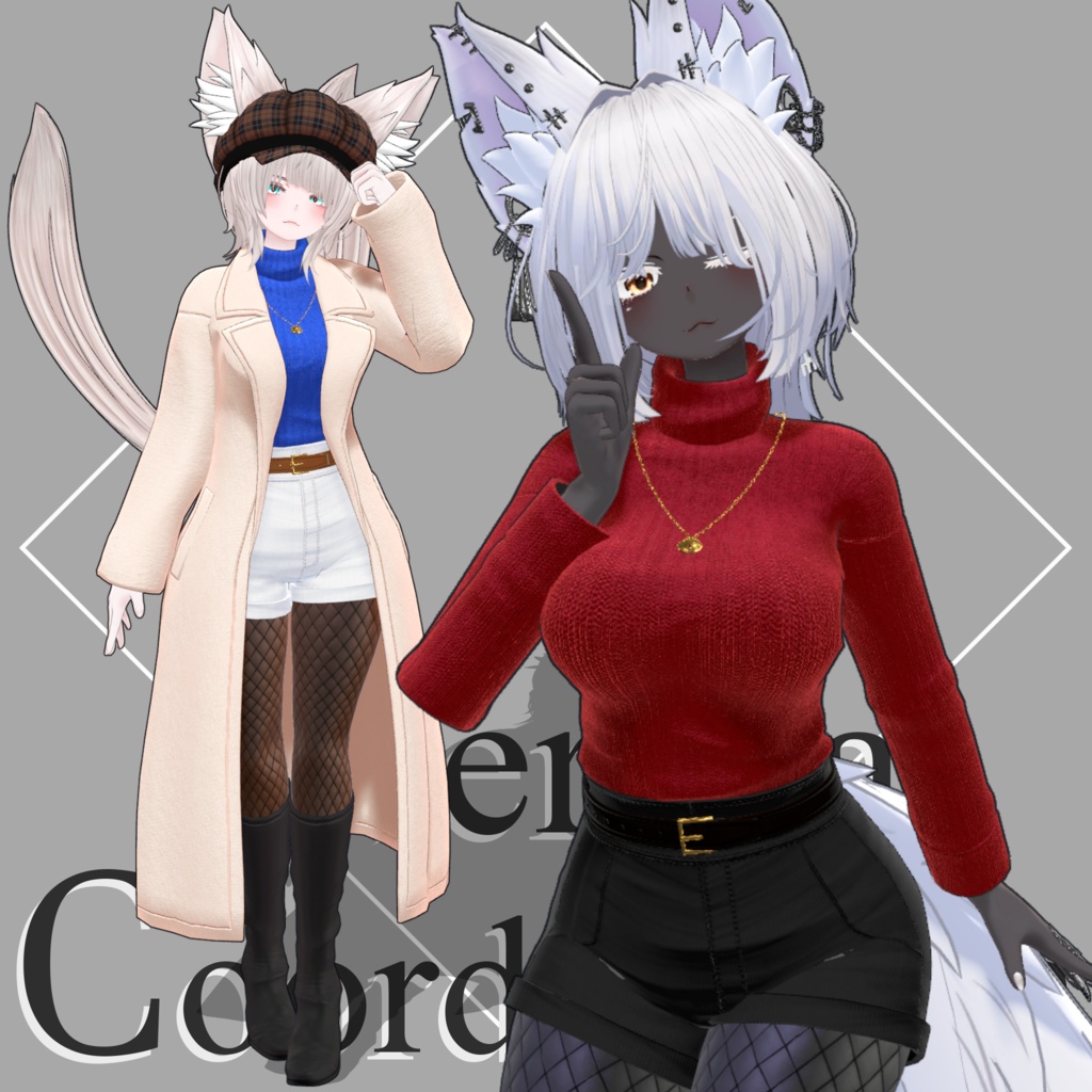 【仙猫、豺狼対応】Overcoat coordination【MA対応】 image