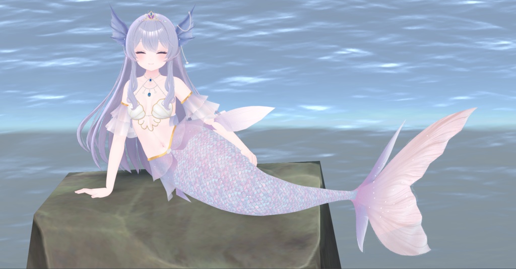 vrchat衣装【 ライムLime,chiffon,manuka適応です】人鱼 image
