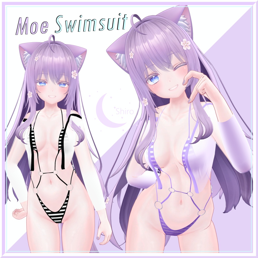 萌ちゃんの水着 Moe Swimsuit - MA対応 image