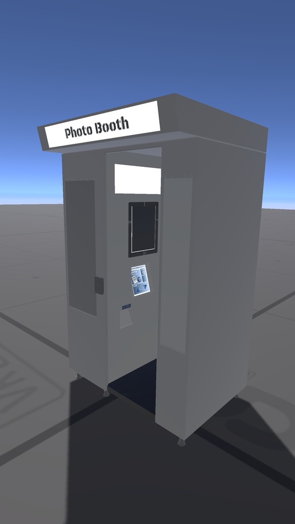 【VRChat想定】証明写真機【無料】 image