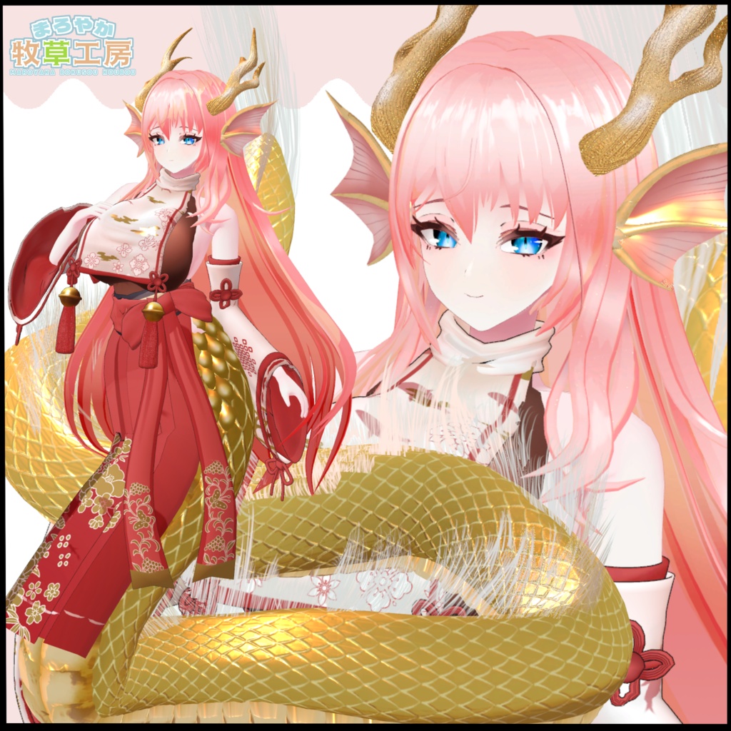 オリジナル3Dモデル【恋華 -Renge-】 image