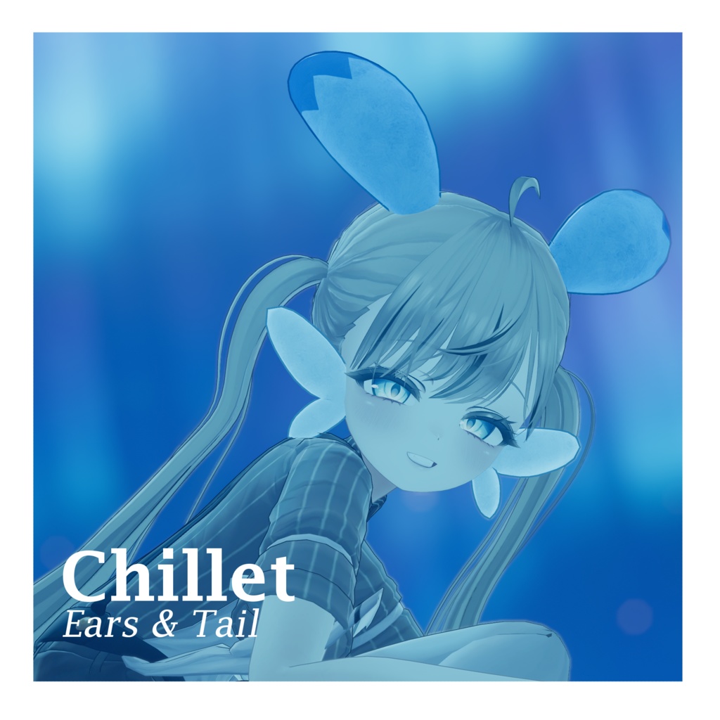 [Palworld Inspired] Chillet Ears & Tail - ALL AVATARS image