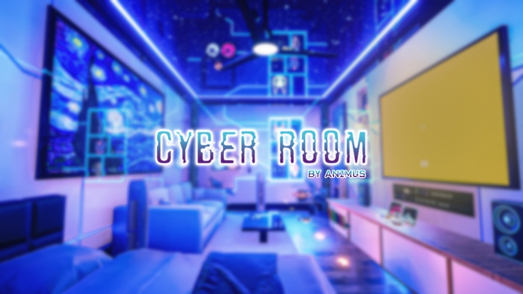 【VRChat Cyber Room】 image