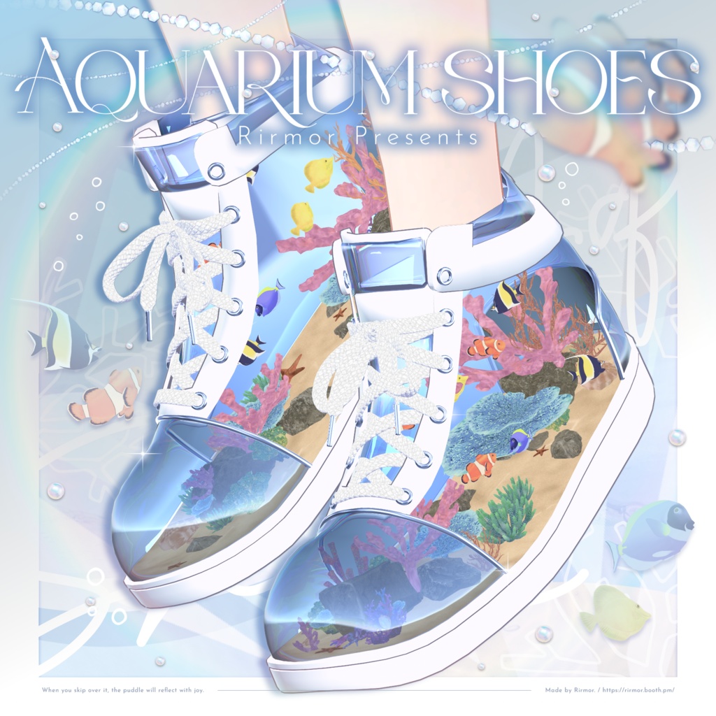 Fish swim Aquarium shoes image