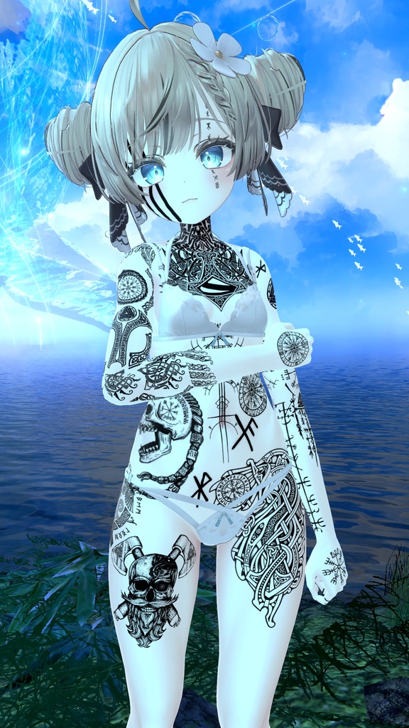 Nordic Viking Warrior Manuka Tattoo "Manuka" / The Manuka's image