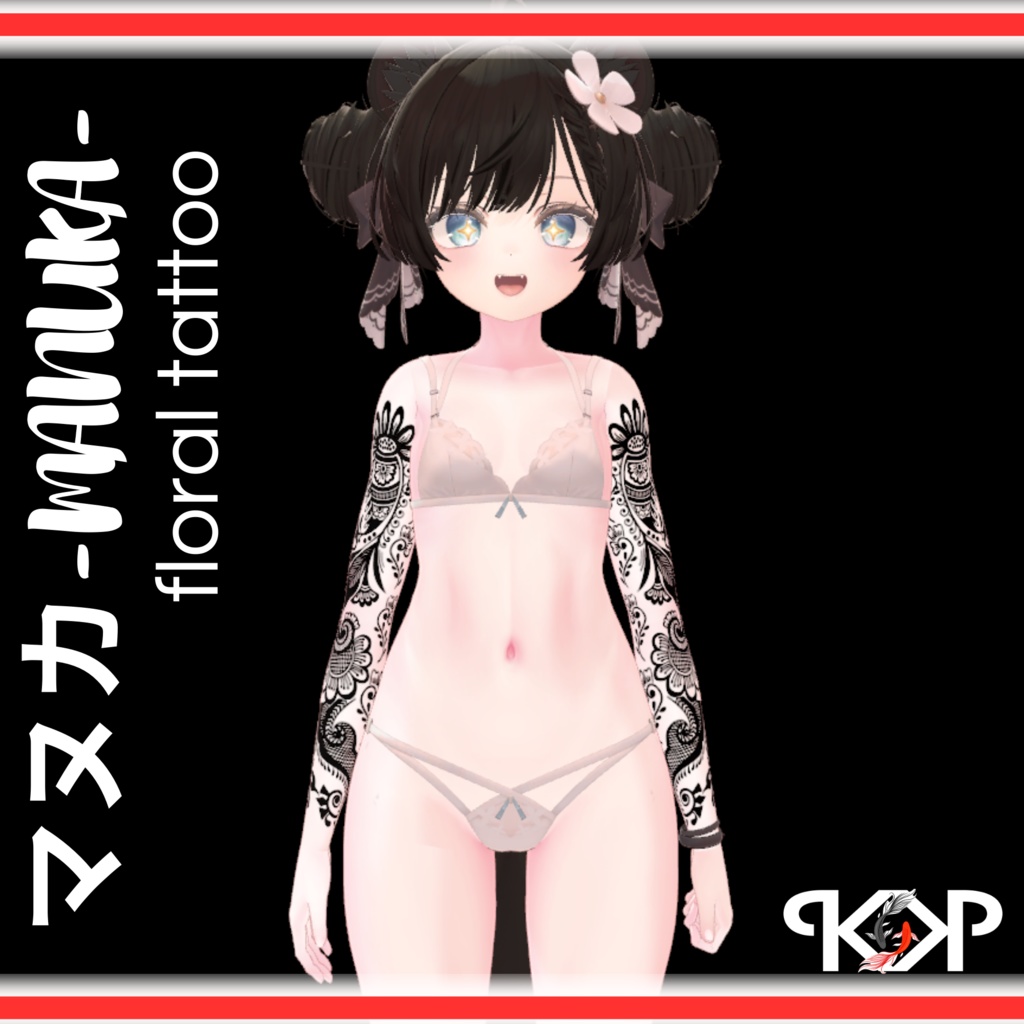 MANUKA [マヌカ] Floral tattoo🖤 image