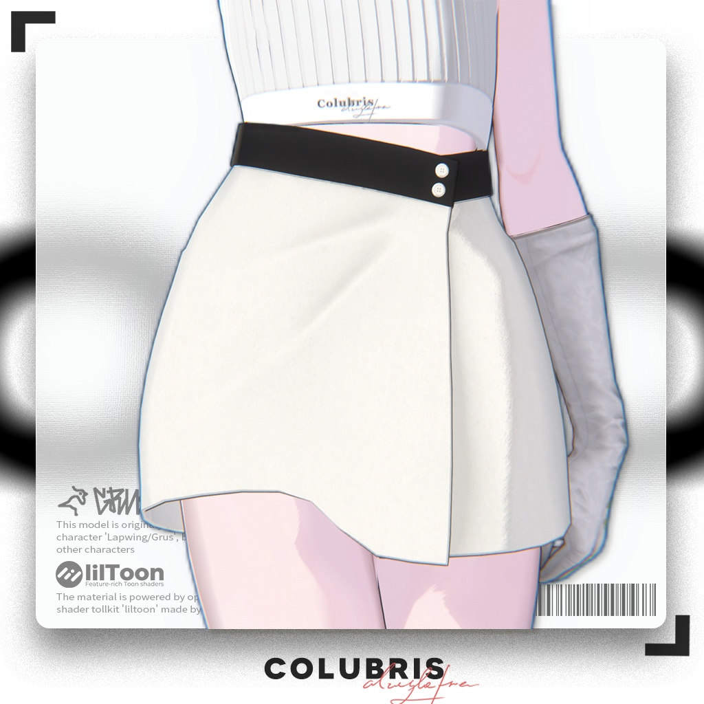 Bottom -「Wrapped Mini Cargo Skirt」For Grus/Lapwing/Helvetica/Lowtus image
