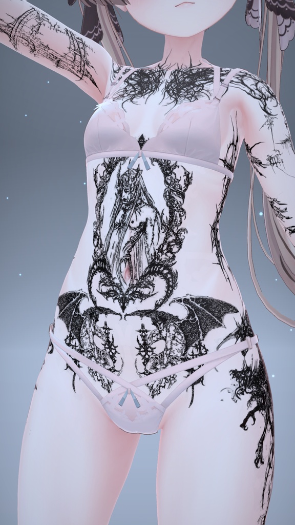 Angel CyberSigilim Mauka Tattoo [manuka] image